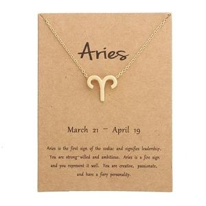 Aries Zodiac Necklace